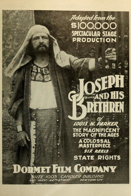 Movie poster for Joseph and His Coat of Many Colors (1914)