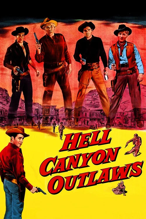 Movie poster for Hell Canyon Outlaws (1957)
