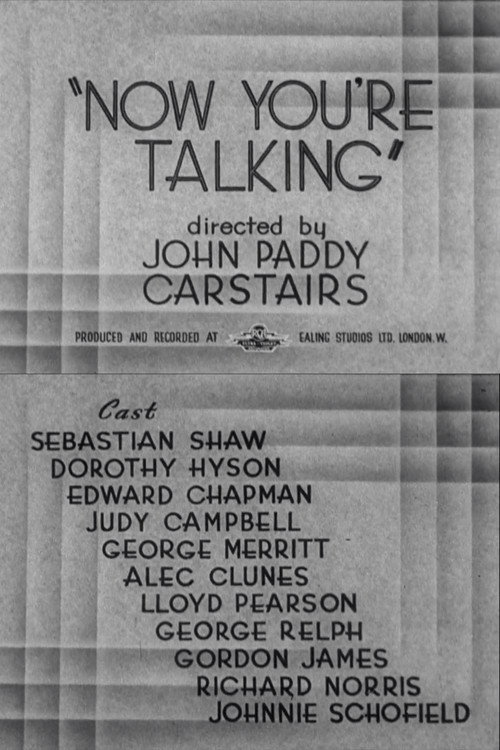 Movie poster for Now You're Talking (1940)