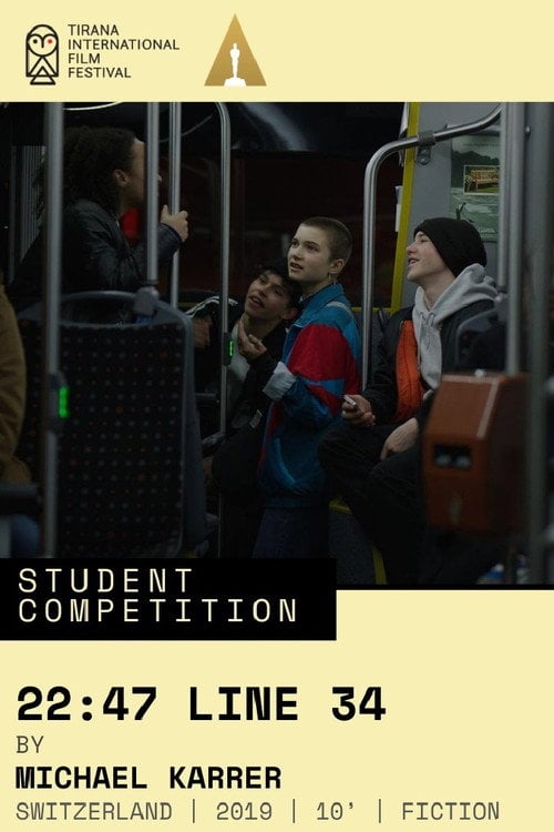 Movie poster for 22:47 Line 34 (2019)