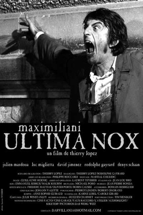 Movie poster for Maximiliani Ultima Nox (2004)