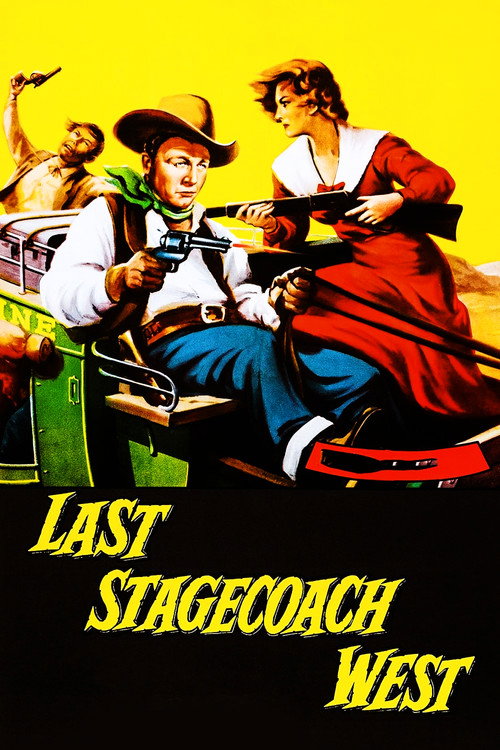 Movie poster for Last Stagecoach West (1957)