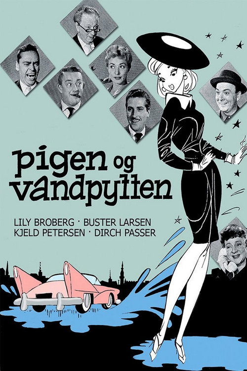 Movie poster for Pigen og vandpytten (1958)