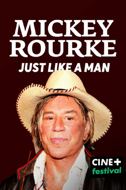 Movie poster for Mickey Rourke: Just Like a Man (2022)