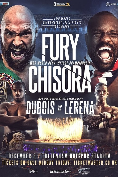 Movie poster for Tyson Fury vs. Derek Chisora III (2022)