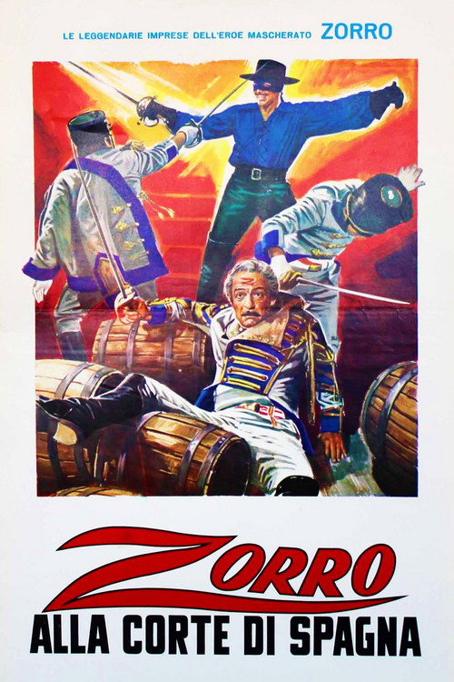 Movie poster for Zorro in the Court of Spain (1963)