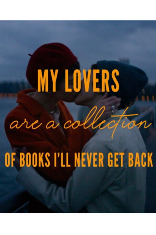 Movie poster for My Lovers are a Collection of Books I’ll Never Get Back (2022)