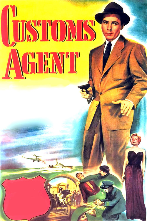 Movie poster for Customs Agent (1950)