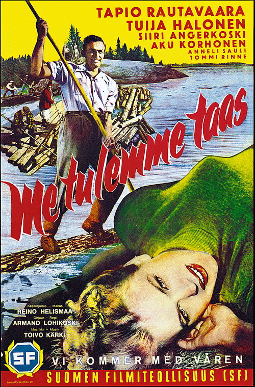 Movie poster for Me tulemme taas (1953)