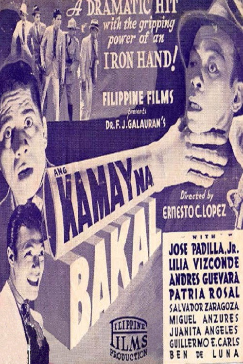 Movie poster for Ang Kamay Na Bakal (1938)