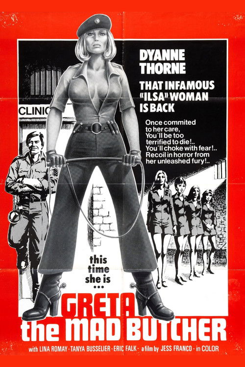 Movie poster for Greta, the Mad Butcher (1977)