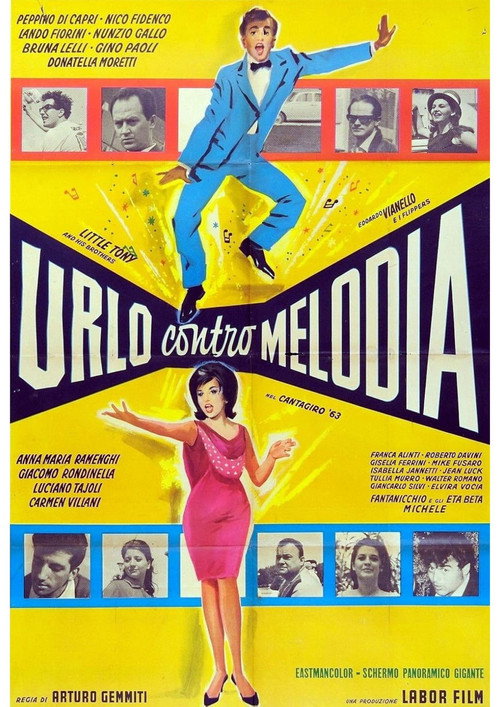 Movie poster for Urlo contro melodia nel Cantagiro 1963 (1963)
