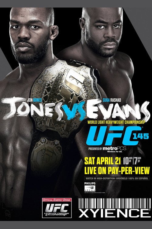 Movie poster for UFC 145: Jones vs. Evans (2012)