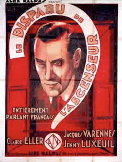 Movie poster for The disappearance from the elevator (1932)