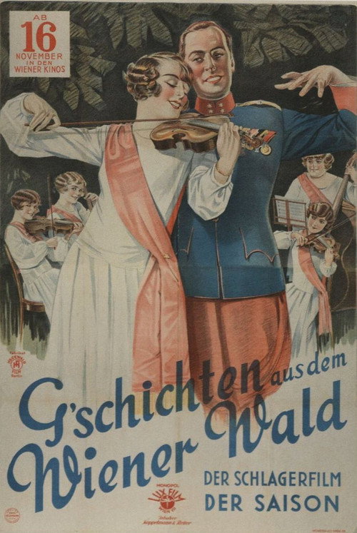 Movie poster for Tales from the Vienna Woods (1928)