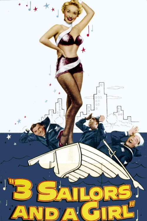 Movie poster for Three Sailors and a Girl (1953)