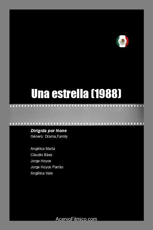 Movie poster for Una estrella (1988)