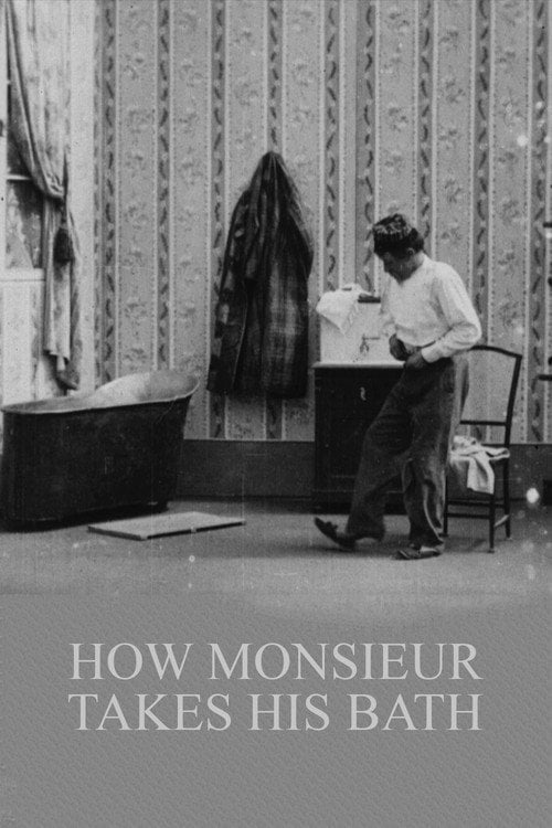 Movie poster for How Monsieur Takes His Bath (1903)