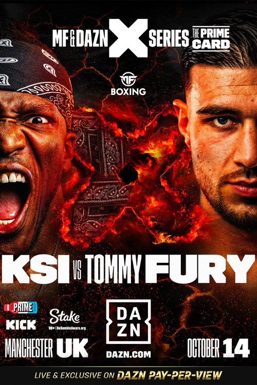 Movie poster for KSI vs. Tommy Fury (2023)