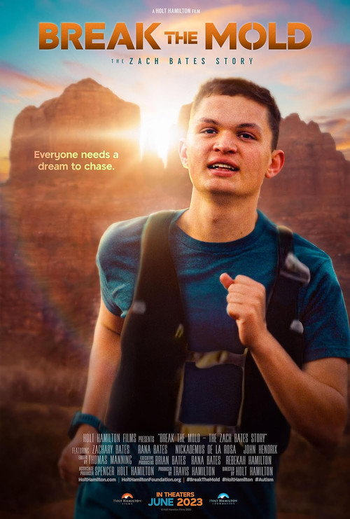 Movie poster for Break the Mold: The Zach Bates Story (2023)