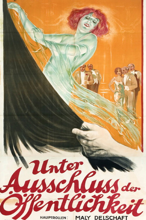 Movie poster for Unter Ausschluß der Öffentlichkeit (1927)