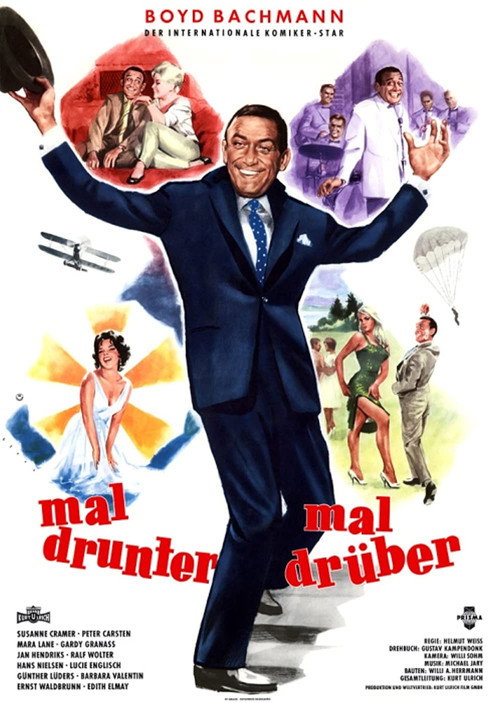 Movie poster for Mal drunter – mal drüber (1960)
