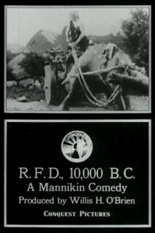 Movie poster for R.F.D., 10,000 B.C. (1917)