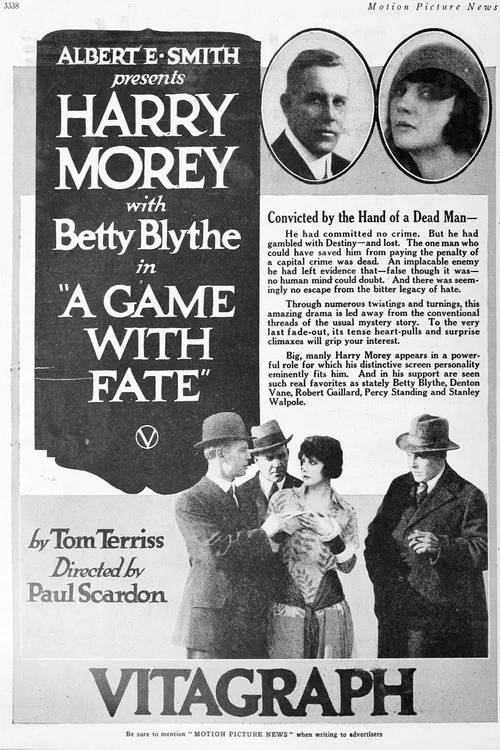 Movie poster for A Game with Fate (1918)