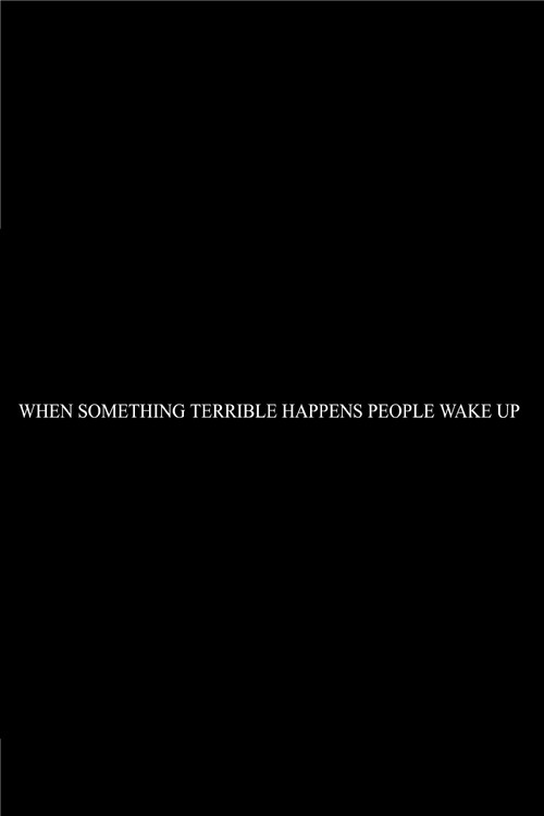 Movie poster for When Something Terrible Happens People Don't Wake Up (1993)