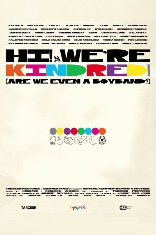 Movie poster for HI! WE’RE KINDRED! (ARE WE EVEN A BOYBAND?) (2024)