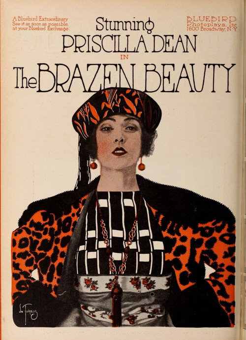 Movie poster for The Brazen Beauty (1918)
