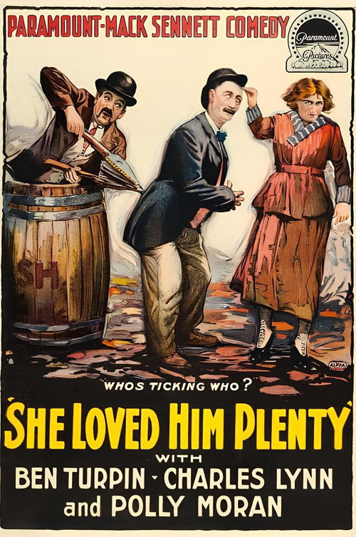 Movie poster for She Loved Him Plenty (1918)