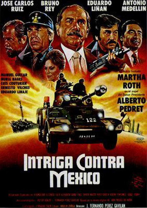 Movie poster for Intriga contra México (1988)