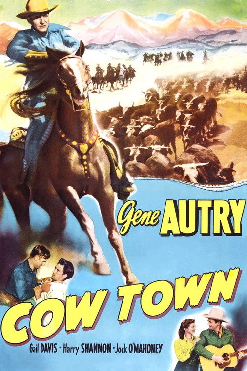 Movie poster for Cow Town (1950)