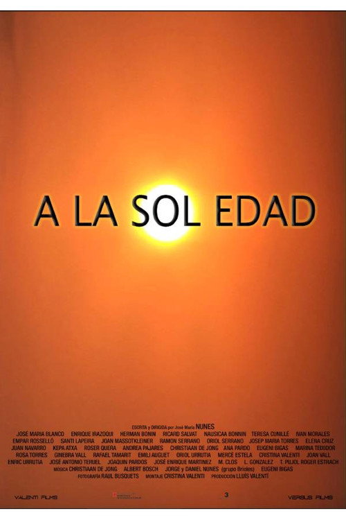 Movie poster for A la soledat (2008)