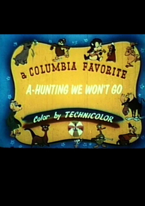Movie poster for A-Hunting We Won't Go (1943)