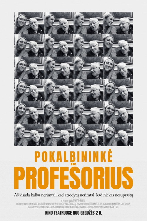 Movie poster for Pokalbininkė ir profesorius (2025)