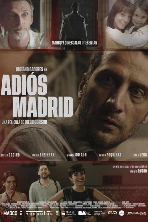 Movie poster for Adiós Madrid (2025)
