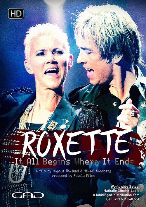 Movie poster for Roxette: It All Begins Where It Ends (2013)