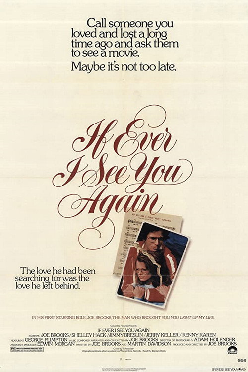 Movie poster for If Ever I See You Again (1978)