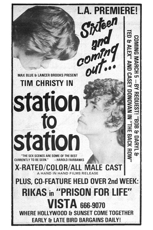 Movie poster for Station to Station (1974)