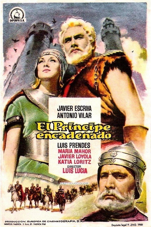 Movie poster for The Prince in Chains (1960)