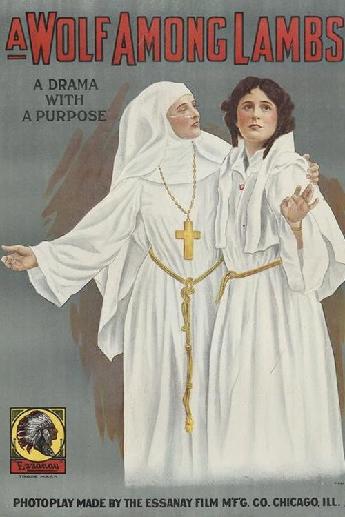 Movie poster for A Wolf Among Lambs (1913)