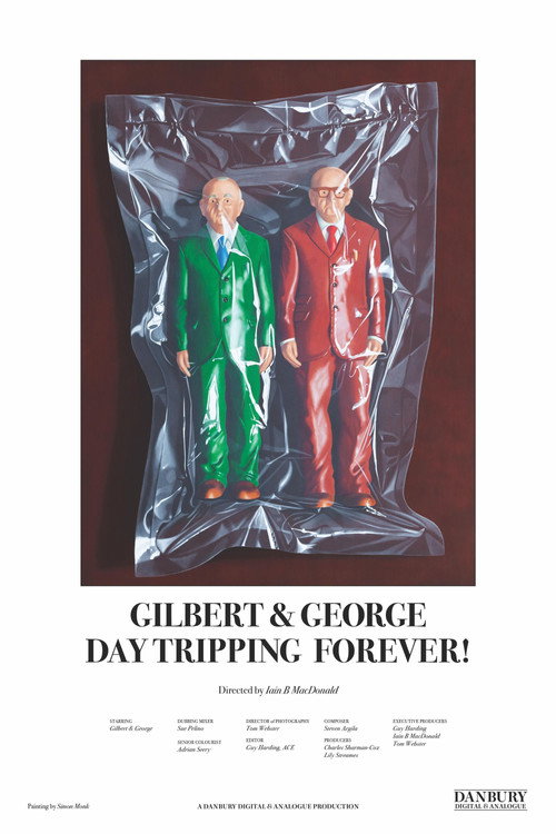 Movie poster for Gilbert & George Daytripping Forever! (2025)