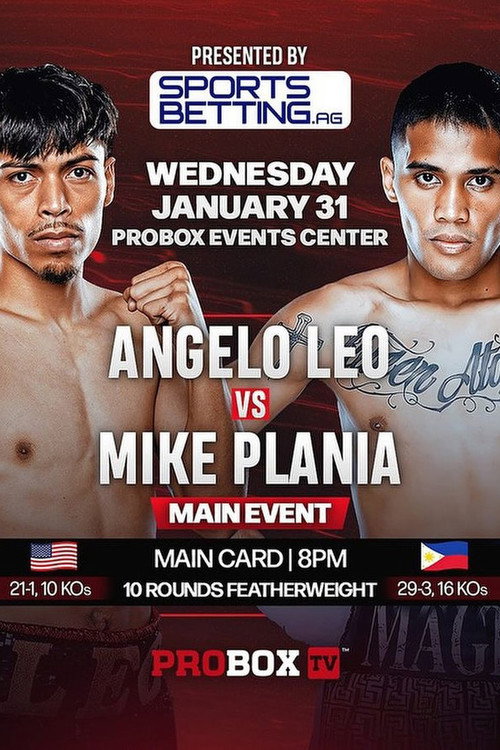 Movie poster for Angelo Leo vs. Mike Plania (2024)
