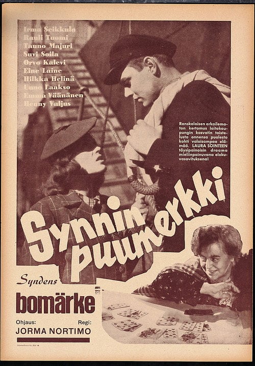 Movie poster for Synnin puumerkki (1942)
