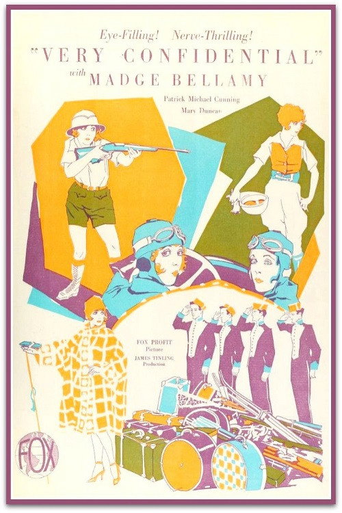 Movie poster for Very Confidential (1927)
