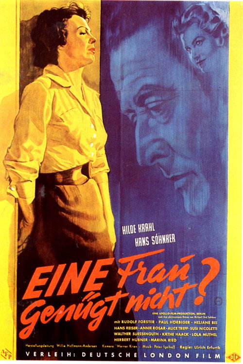 Movie poster for Eine Frau genügt nicht? (1955)