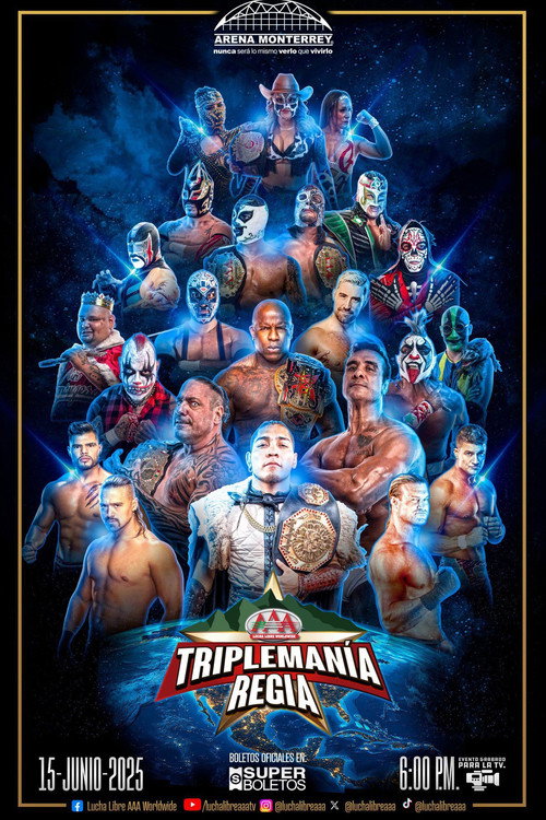 Movie poster for AAA Triplemania Regia III (2025)