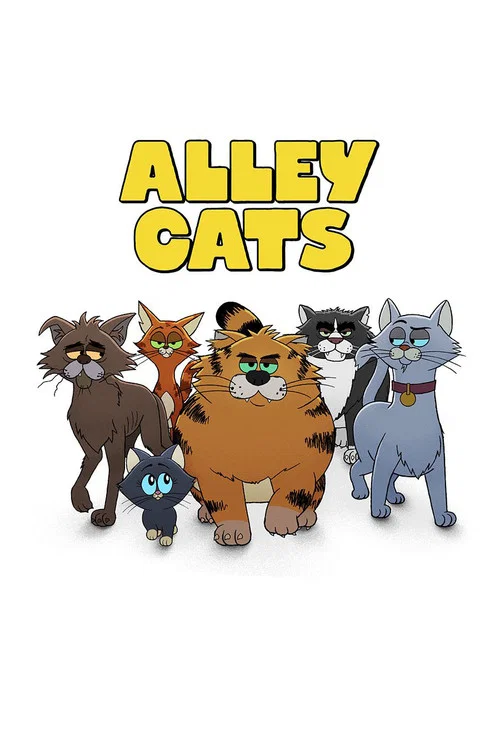 Series poster for Ricky Gervais Alley Cats (2026)